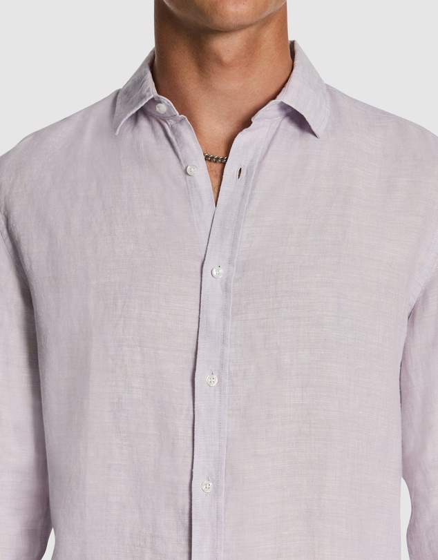 yd. - West Hampton Pure Linen Shirt