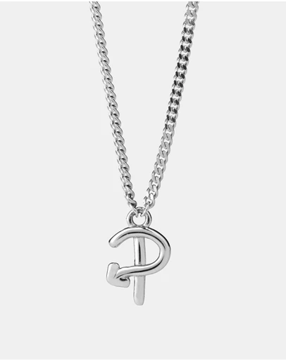 Karen Walker - P Initial Love Letter Necklace