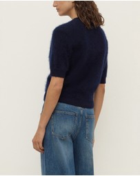 Assembly Label - Carina Wool Short Sleeve Cardigan