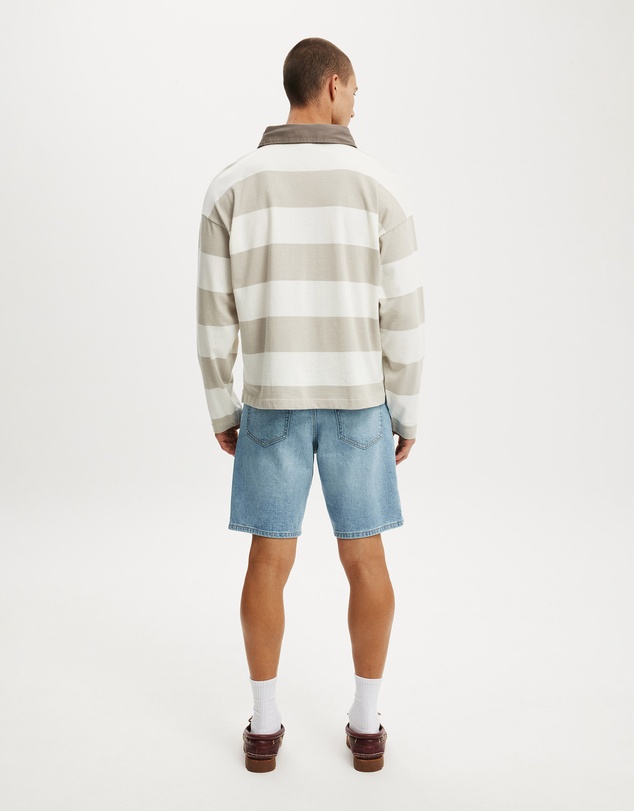 Cotton On - Loose Straight Denim Short