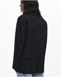 Desigual - Lettering blazer