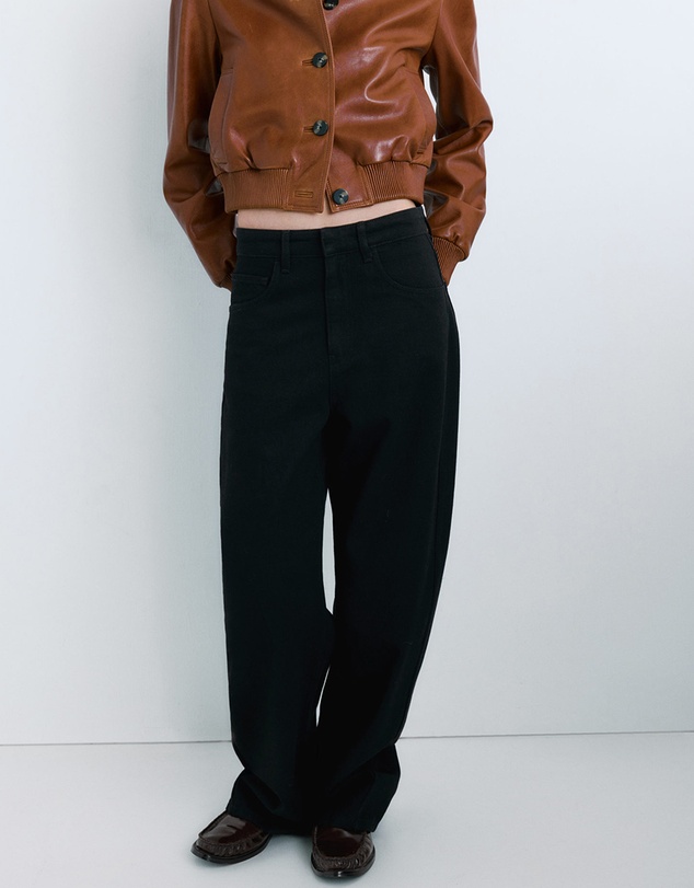 M.N.G - Mid-Rise Balloon Jeans