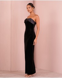 Azzurielle - Mariet Plunge Strapless Gown