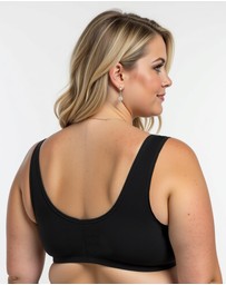 Ava & Audrey  - Ava & Audrey Priscilla Cotton Wire-Free Front Opening Bra