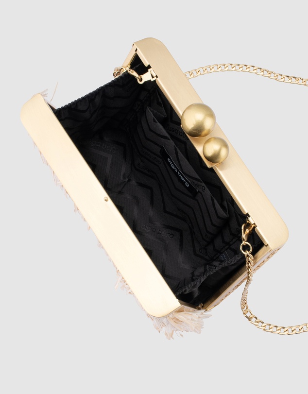 Olga Berg - Carlita Fringe Clutch