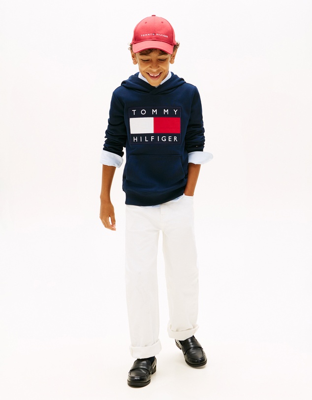 Tommy Hilfiger - Heritage Flag Badge Terry Hoody - Teens