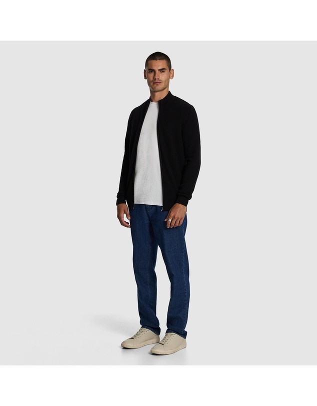 yd. - Adam Zip Through Knit Cardigan