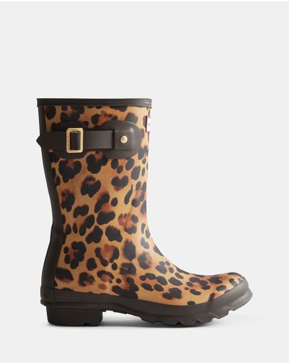 Leopard Print/Chocolate Brown