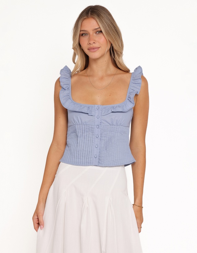 Petal & Pup - Dervla Top - Blue