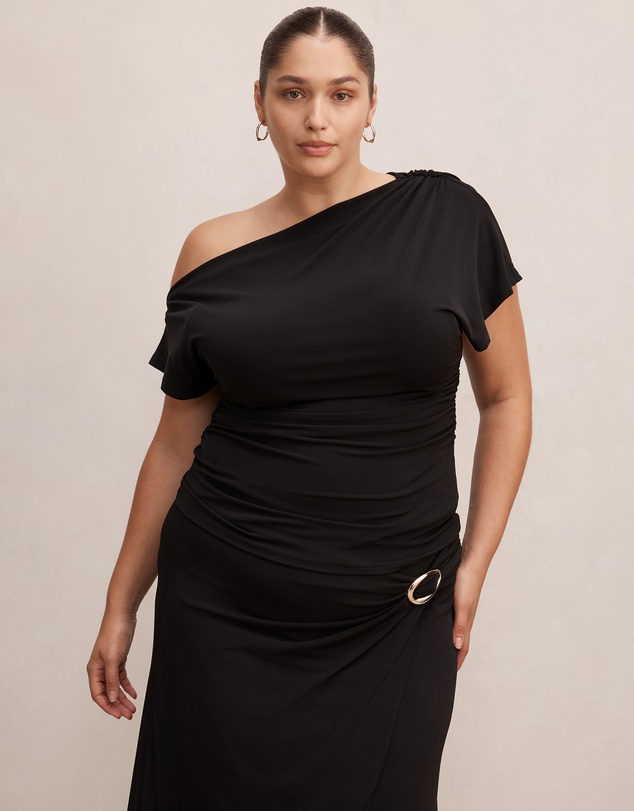 Forever New Curve - Sofia Curve Asymmetrical Tipped Top