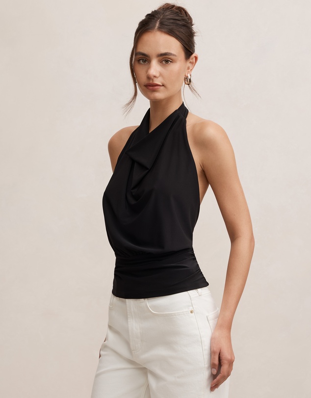Forever New - Aspen Backless Halter Neck Top