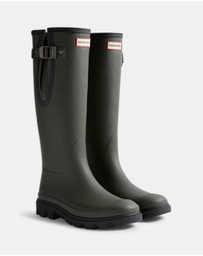 Hunter - Unisex Downpour Adjustable Boot Dark Olive/Black