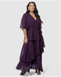 Pink Dusk by Curve Project - Hypnotic Maxi Dress