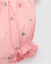 Purebaby - Embroidered Bodysuit -Kids-Babies