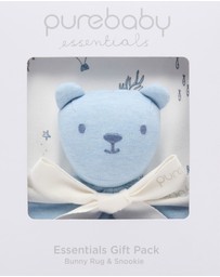 Purebaby - Bunny Rug  & Snookie Gift Pack-Babies