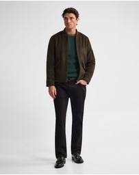 Oxford - Hamish Wool Blend Bomber Jacket