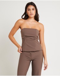 Alice In The Eve - Rory Ruched Bandeau Top