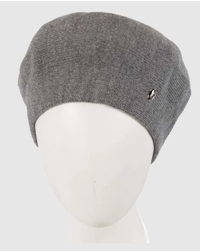 Max Alexander - European Made Grey Soft Wool Beret