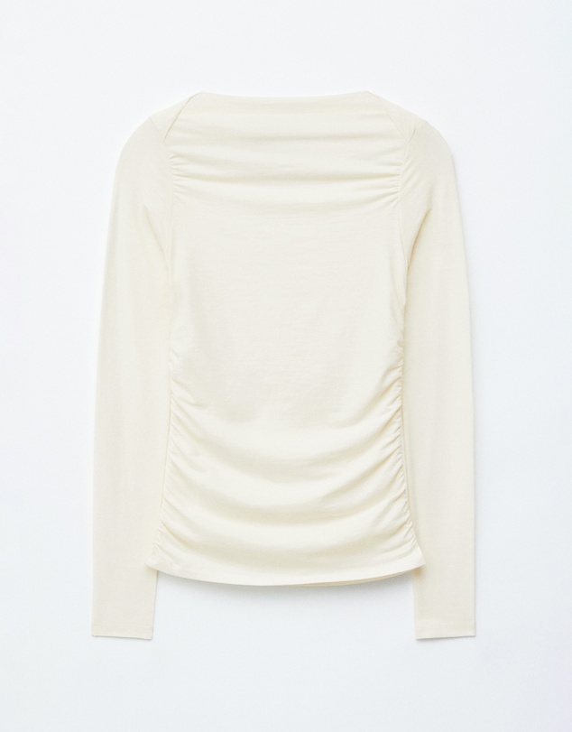 & Other Stories - Ruched Boatneck Top