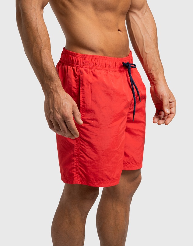 Coast Clothing - Red Swim Shorts
