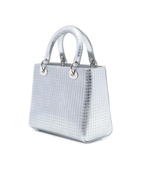Pre-Loved by Azura Reborn - Pre-Loved Medium Metallic Patent Microcannage Lady Dior