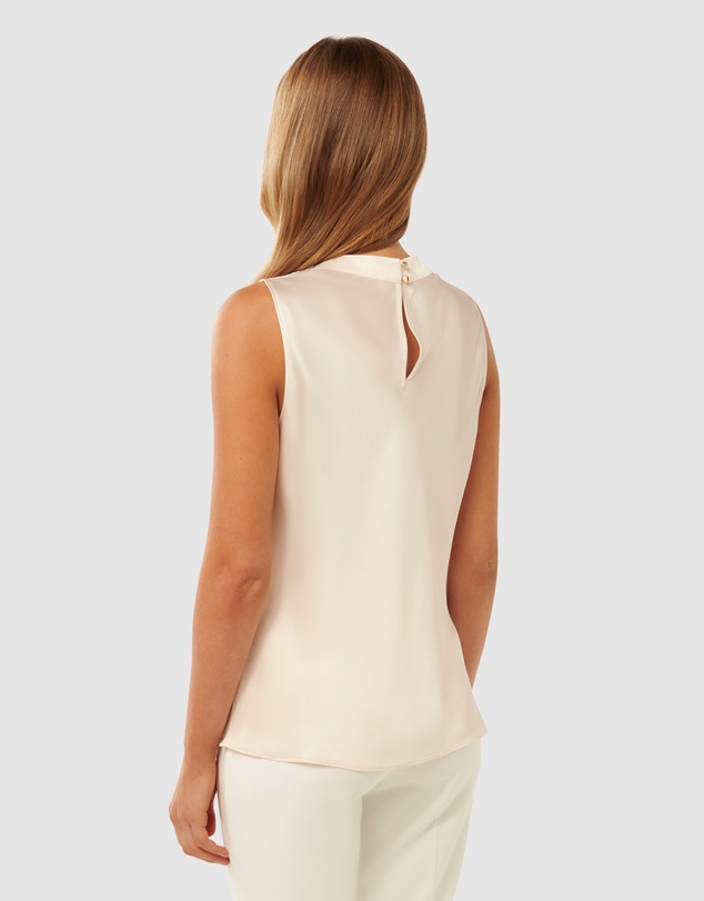 Forever New - Sallie Satin Cowl Neck Tank Top