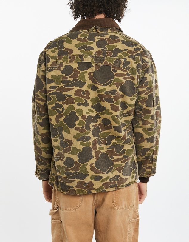 Vintage by The Real Deal - Pre Loved - 80s Carhartt 'Arctic' Duck Camo Workwear Jacket