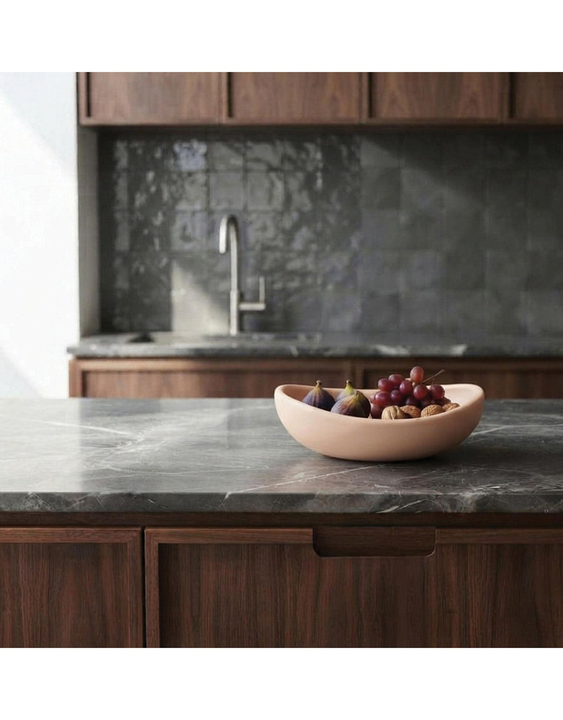 Urban Attitude - Urban Attitude JADE Medium Bowl Height 8cm highest, 5cm lowest, Width 27cm, Length 28cm - Stone Ivory