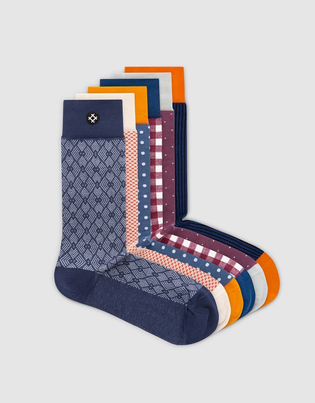 Sockdaily - Nectar 6 Pack Crew Socks