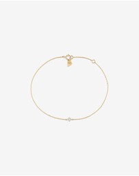 Michael Hill - Bracelet with .08 Carat TW Diamond Birthstone in 10kt Yellow Gold