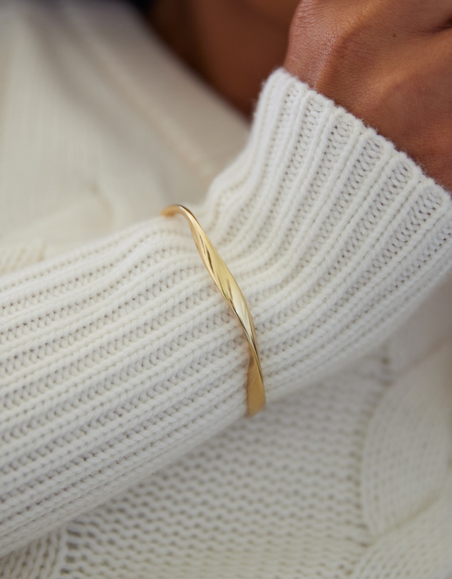 Najo - Garden of Eden Yellow Gold Bangle (65mm)