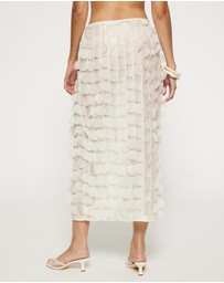 Lover - Este Ruffle Midi Skirt