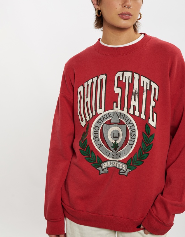 Vintage by The Real Deal - Pre Loved - 90s NCAA Ohio State Buckeyes Sweatshirt