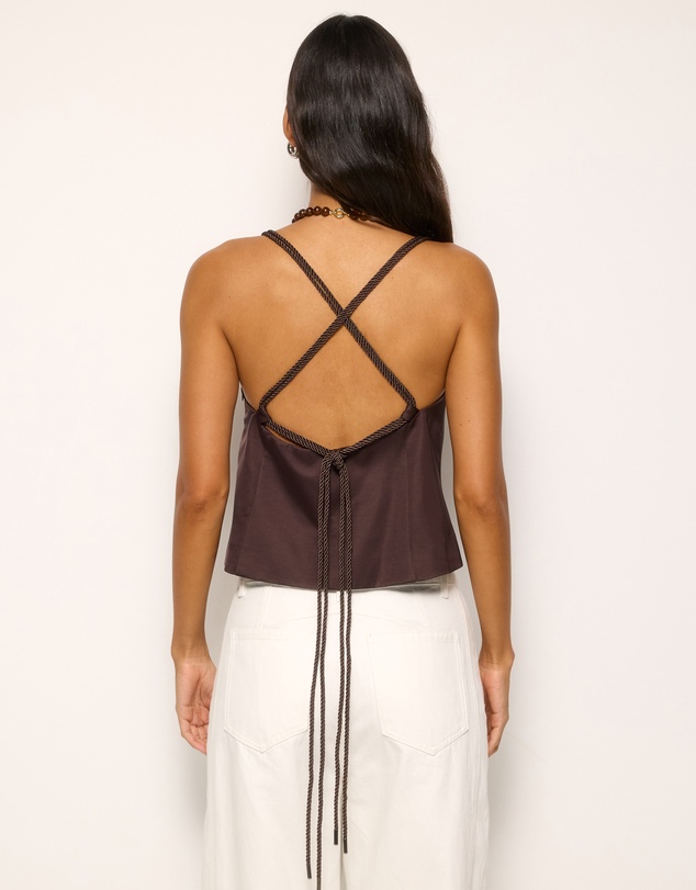 AERE - Madison Satin Top