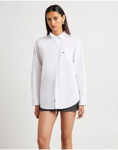 Subtitled - Oversized Poplin Shirt