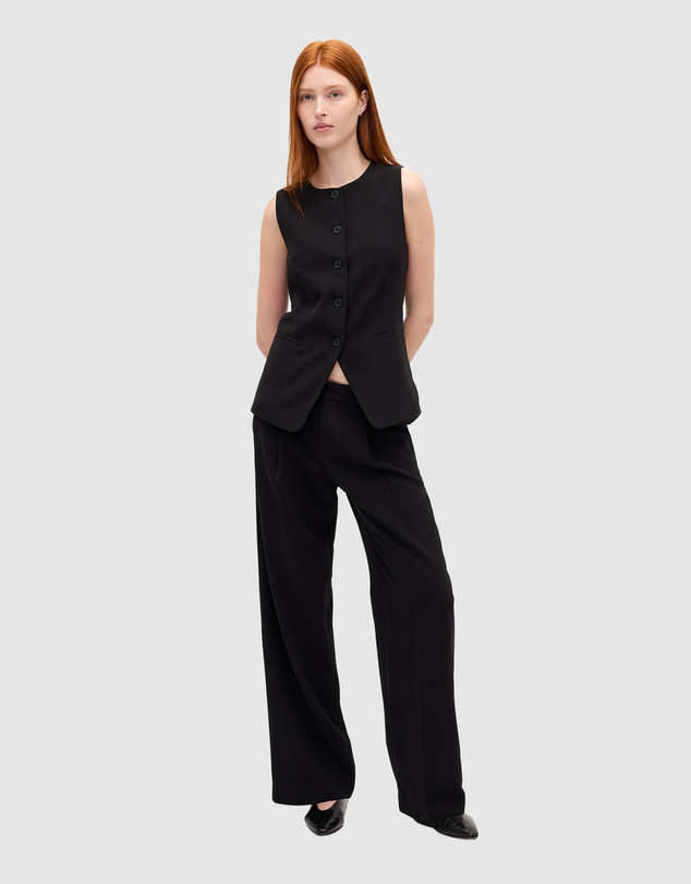 GAP - 365 Tribeca Twill Low Rise Wide Leg Pants