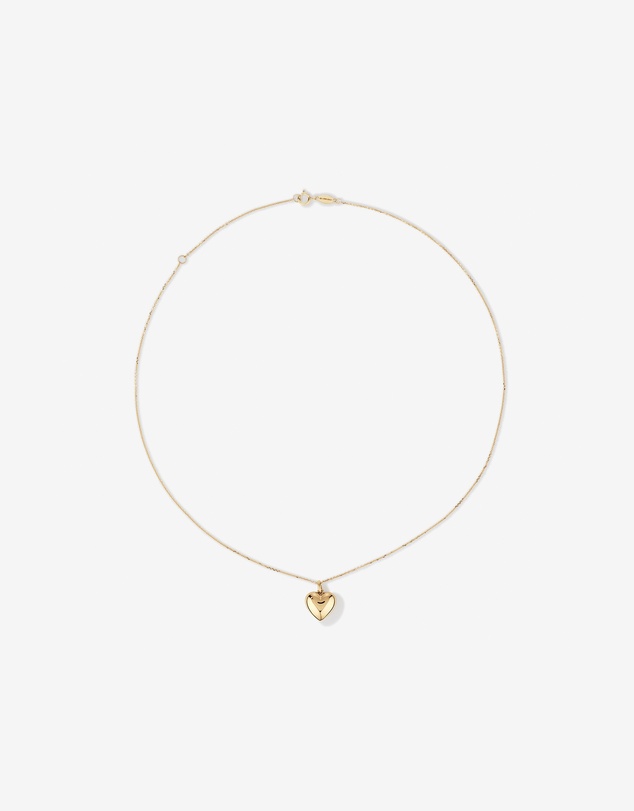 Michael Hill - Puff Heart Pendant in 10kt Yellow Gold