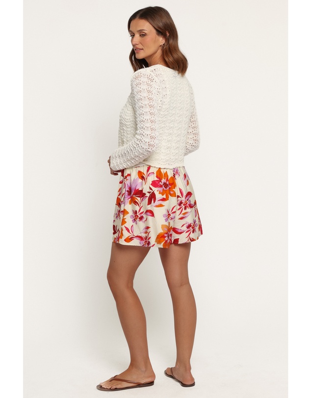 Petal & Pup - Magnolia Tie Front Cardigan - Cream