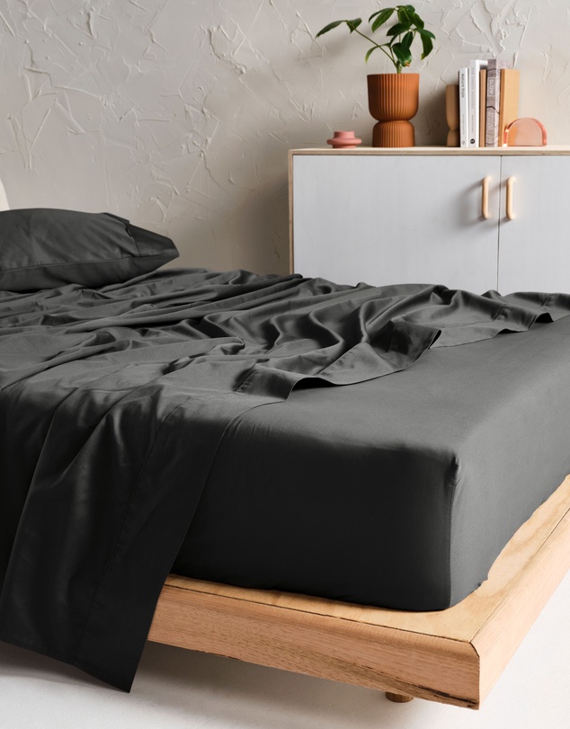Linen House - Augusta 500TC Cotton Sateen Fitted Sheet