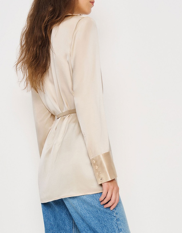 Reformation - Camilla Silk Top