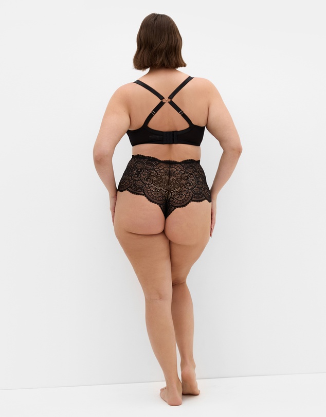 City Chic - Plus size Ophelia Push Up Bra - black