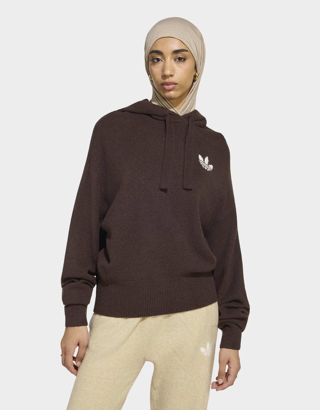 adidas Originals - ESSENTIALS KNIT HOODIE Womens