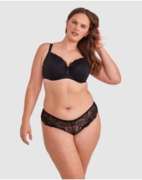 Bras N Things - Romance Brazilian Knicker - Black