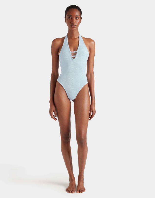Hunza G - Adriana Beaded Swimsuit
