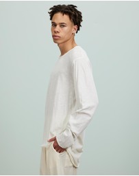 Surrounded By Ghosts - The Trona Cotton Long Sleeve Tail T-Shirt