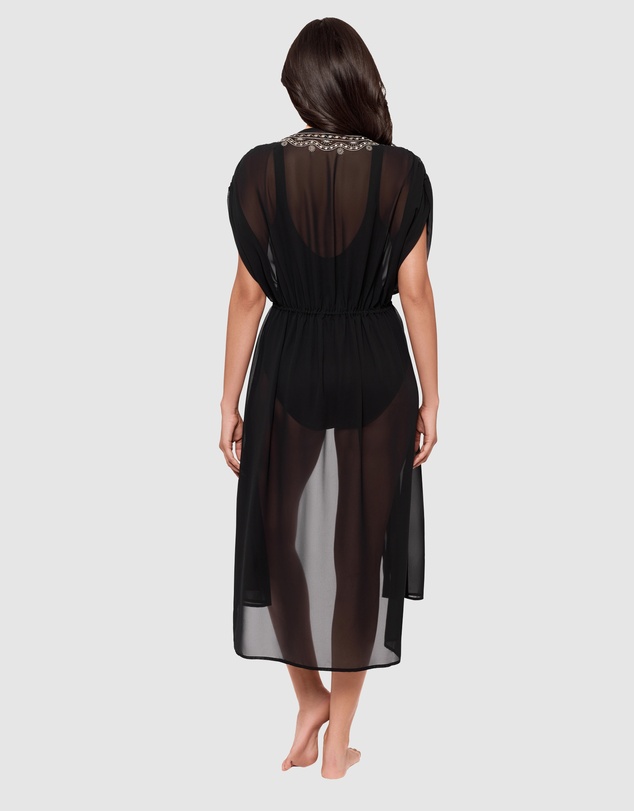 Miraclesuit Swimwear  - Beach Etc Sheer Beach Cover Up Kimono