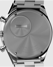 TIMEX - Men’s Q Timex Chronograph Silver & Blue