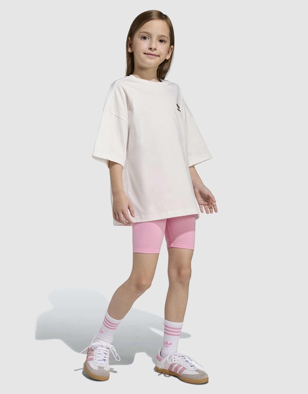 adidas Originals - Cycling Shorts and Tee Set - Kids-Teens