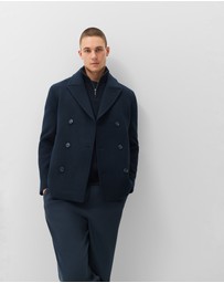 UNISON - Wool Blend Peacoat