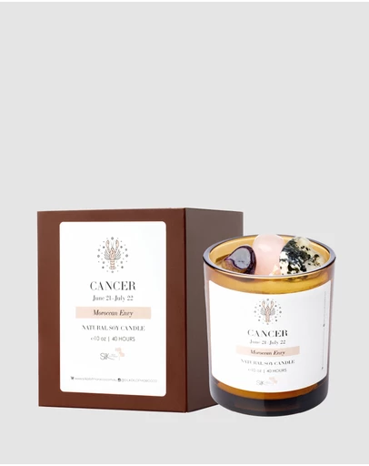 Silk Oil of Morocco - Cancer Amber Natural Soy Candle